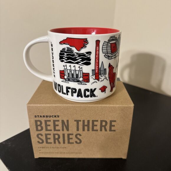 Starbucks NCSU NC State Wolfpack Mug ❤️ Been There Series Campus Collection 2024 - Picture 4 of 10